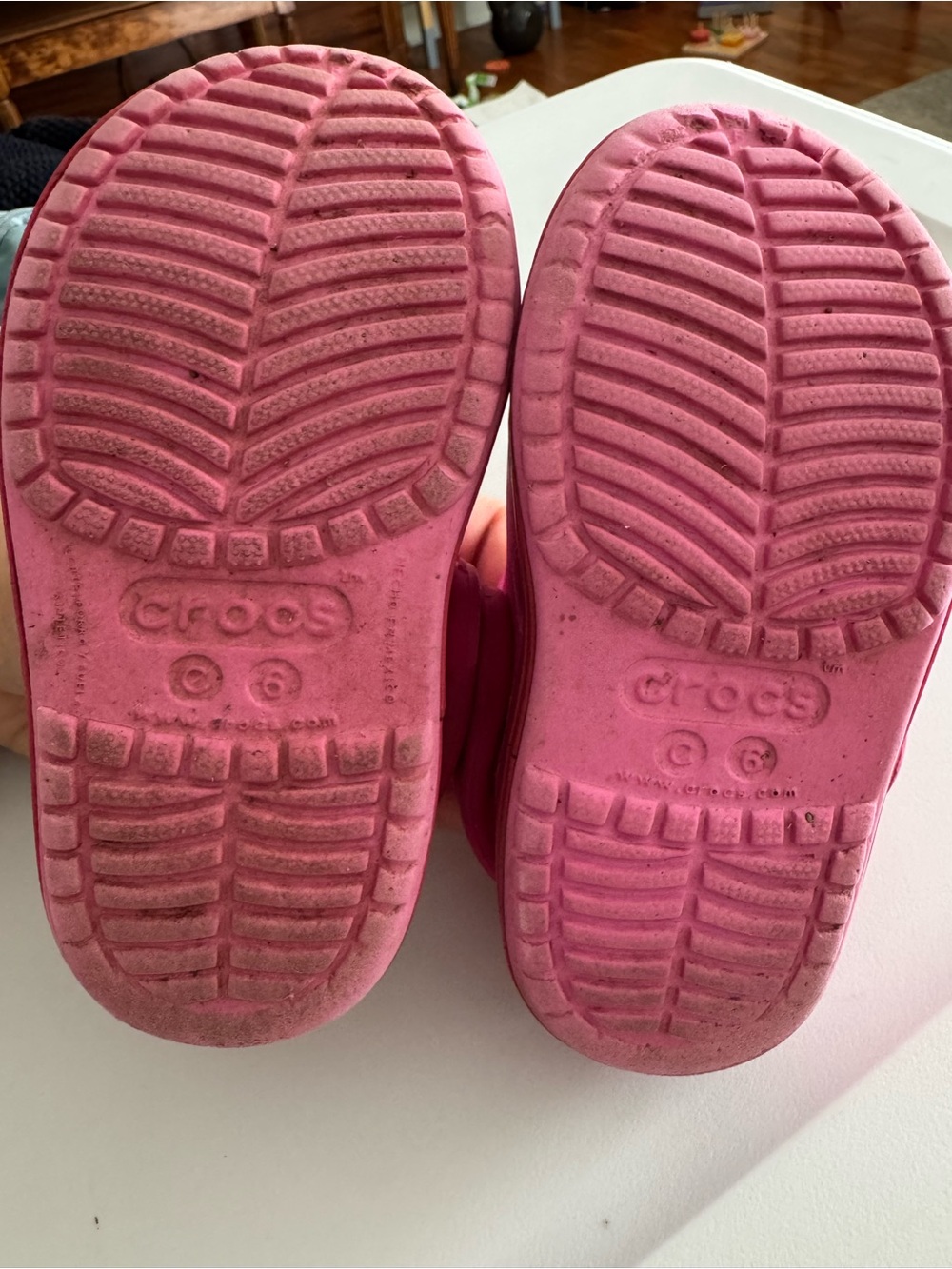 Pink Croc Shoes - Picture 4 of 5